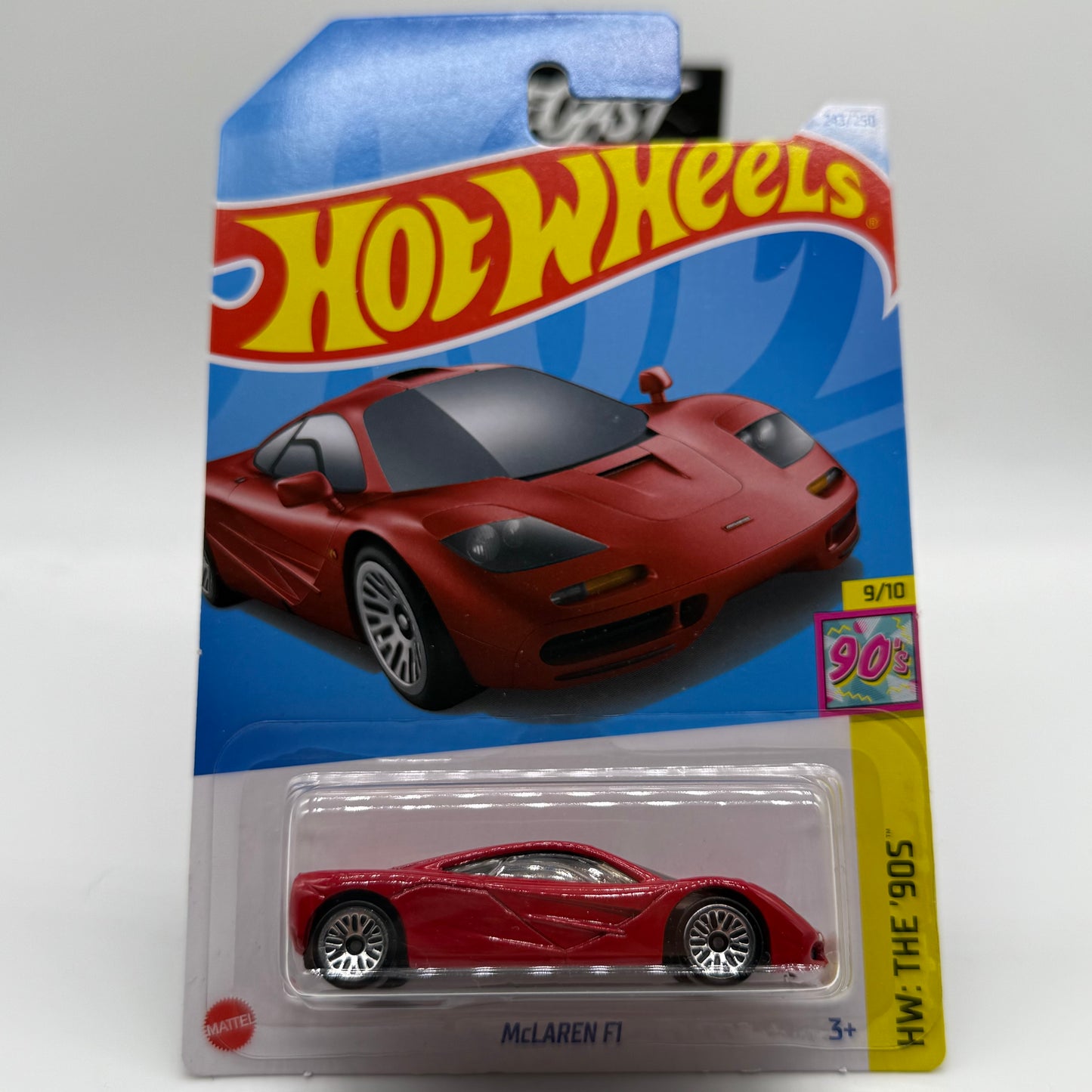 McLaren F1 HW: The ‘90s 9/10 Hotwheels Mainline 243/250