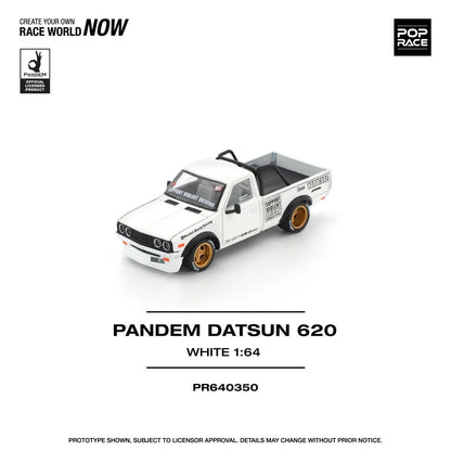 Pandem Datsun 620 White – Pop Race 1:64 PR64-0350
