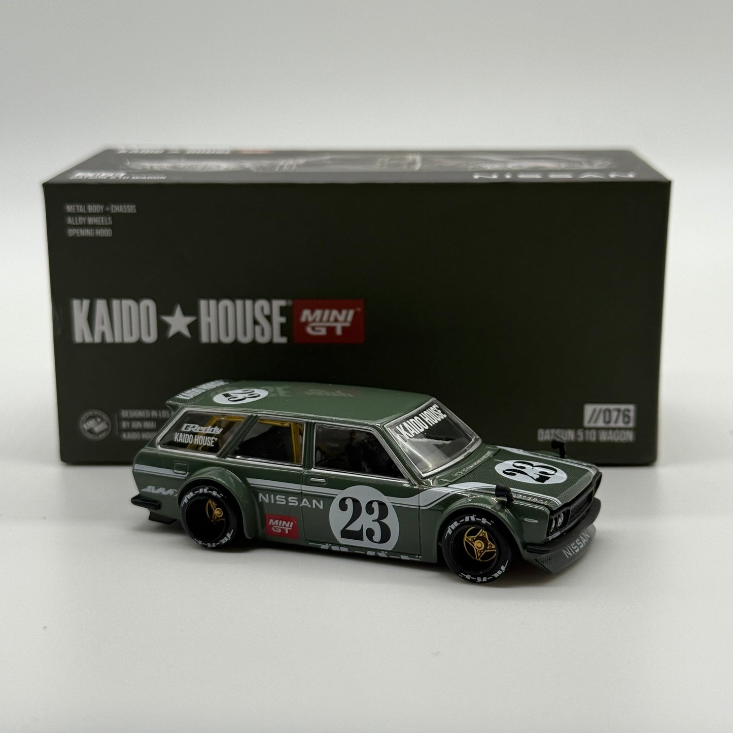Datsun 510 Wagon //076 Kaido House x MiniGT *Opened*