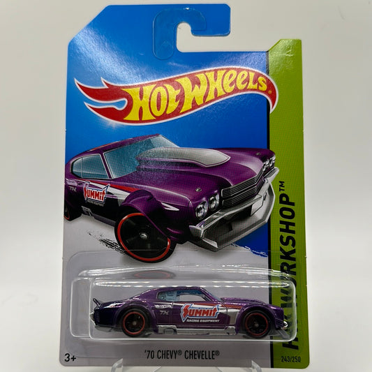 ‘70 Chevy Chevelle *STH* Super Treasure Hunt (HW Workshop) Hotwheels 243/250 Mainline 1:64