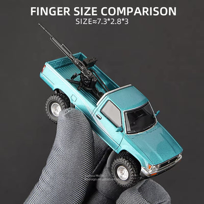 1995 Toyota Hilux(RN80) Blue - MASDI 1:64