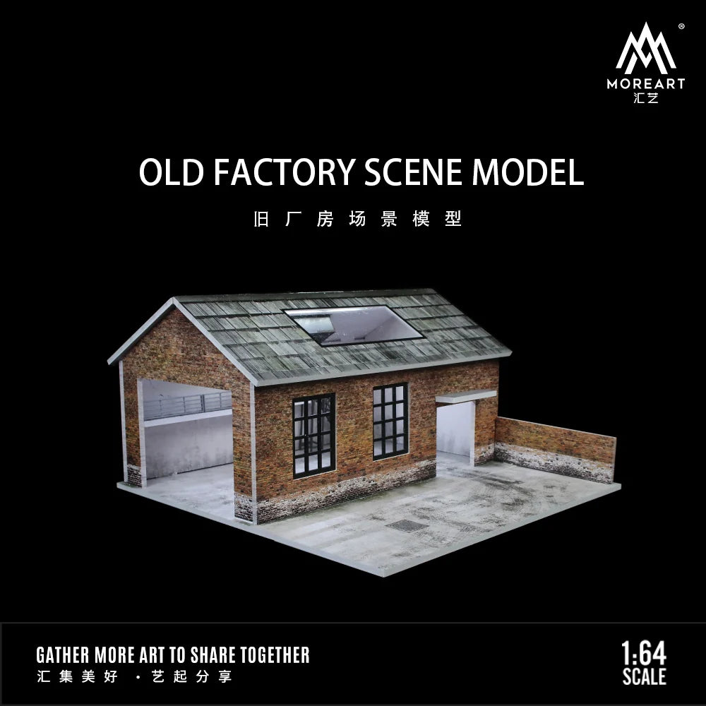 OLD FACTORY SCENE MODEL - MOREART 1:64