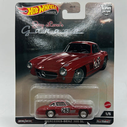 Mercedes-Benz 300 SL Jay Leno Garage 1/5 Hotwheels Premium 1:64