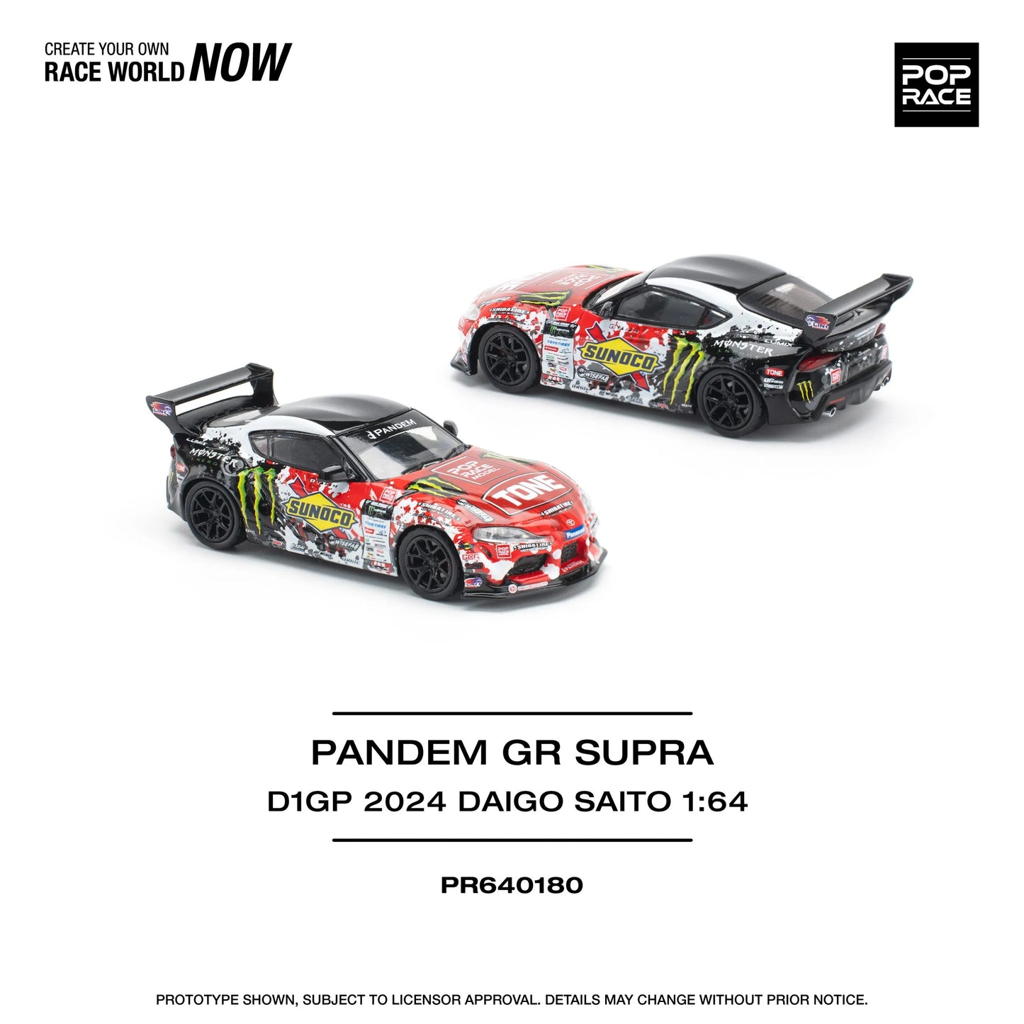 Pandem Toyota GR Supra D1GP 2024 Daigo Saito – POP RACE