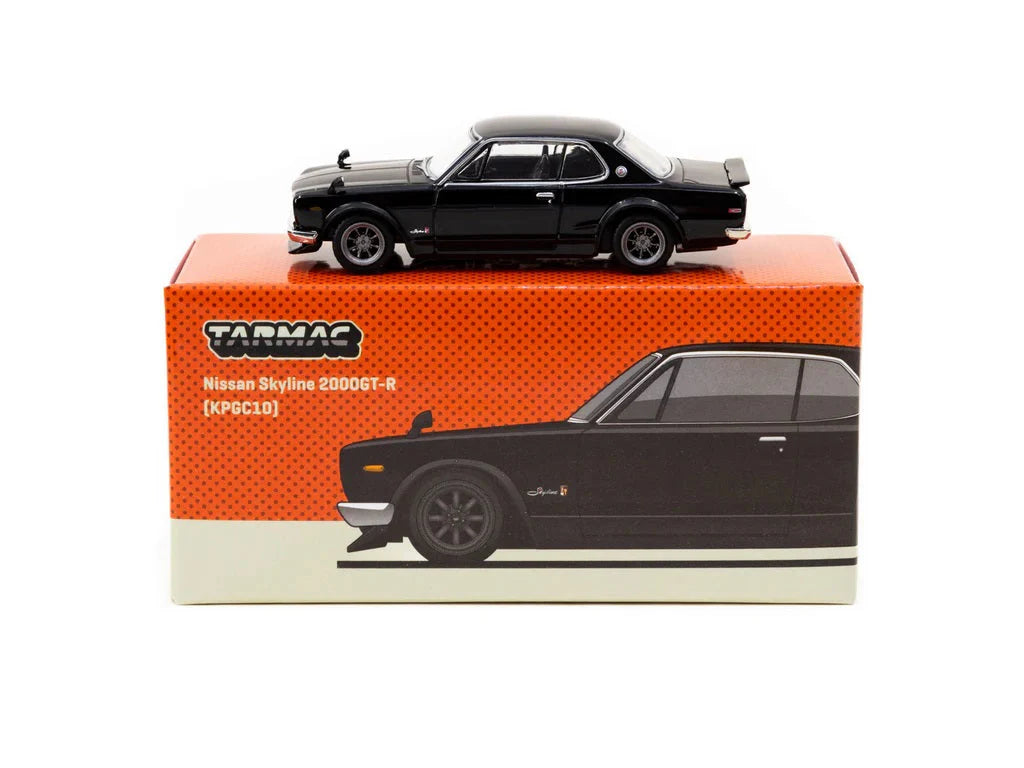 Nissan Skyline 2000GT-R (KPGC10) Black - Tarmac Works 1/64