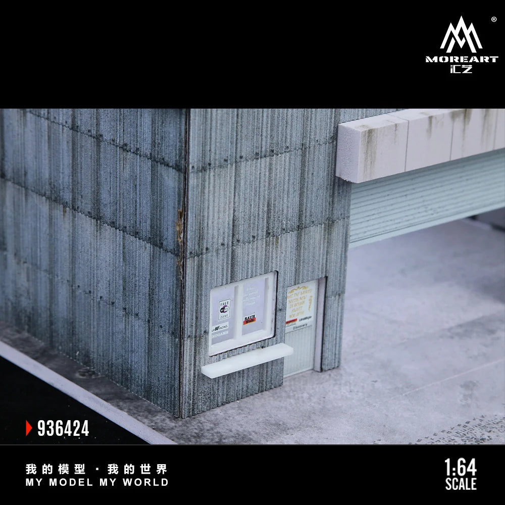 Factory Building C Diorama - MoreArt 1:64