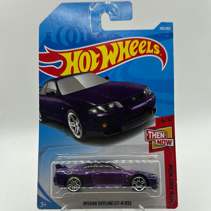 Nissan Skyline GT-R R33 - Then and Now 6/10 Hotwheels Mainline 193/365 *Check Condition*