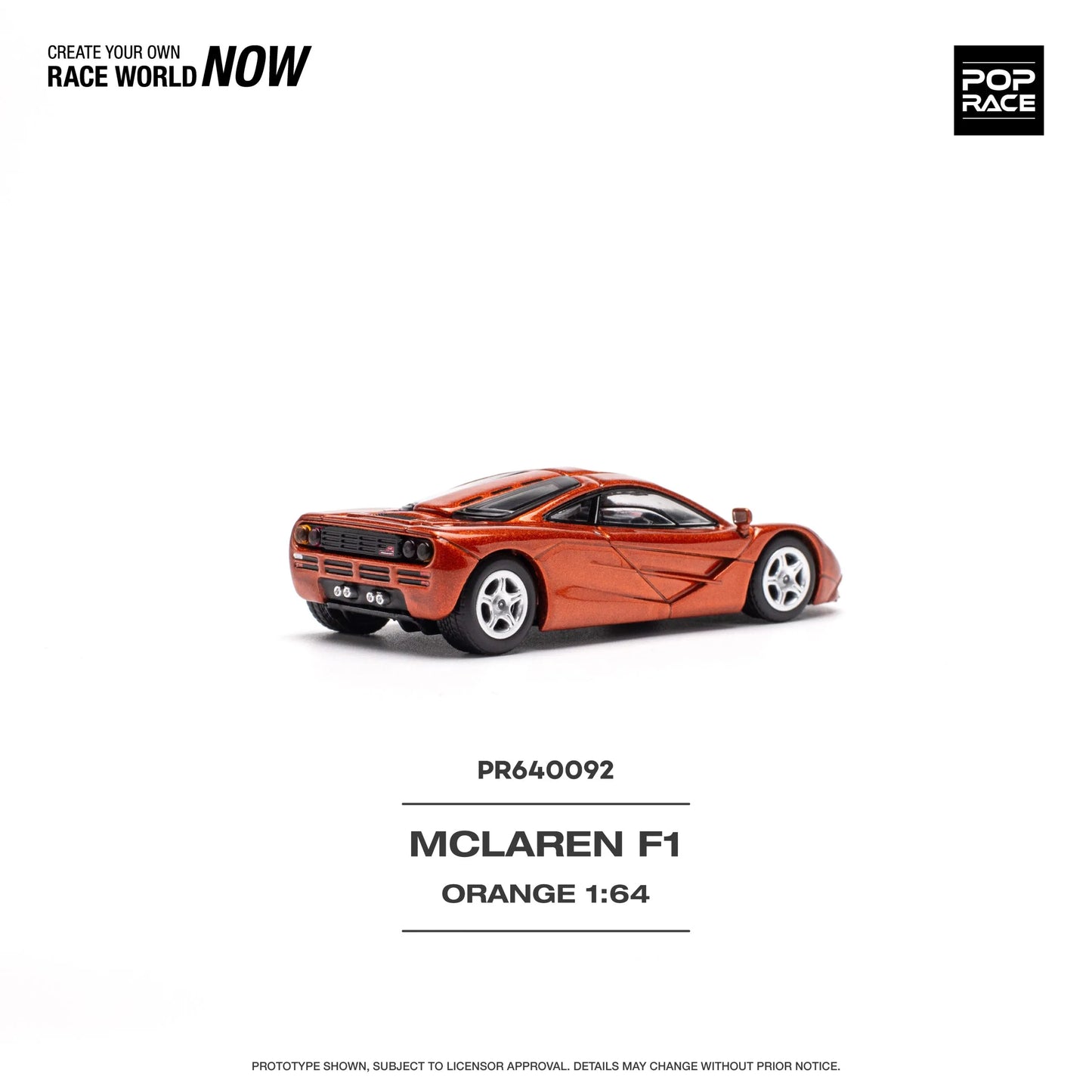 McLaren F1 Orange – PR64-0092 POP RACE