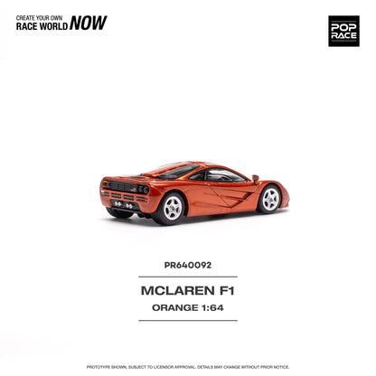 McLaren F1 Orange – PR64-0092 POP RACE