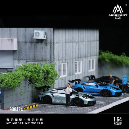 Factory Building C Diorama - MoreArt 1:64