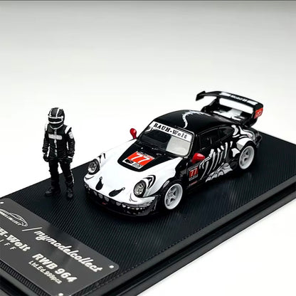 Porsche 964 Skeleton Rexy - w/Figure *Limited to 999pcs* 1:64