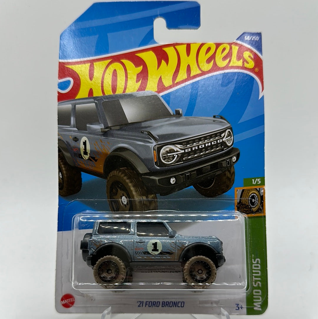 ‘21 Ford Bronco - Mud Studs 1/5 Hotwheels Mainline 68/250