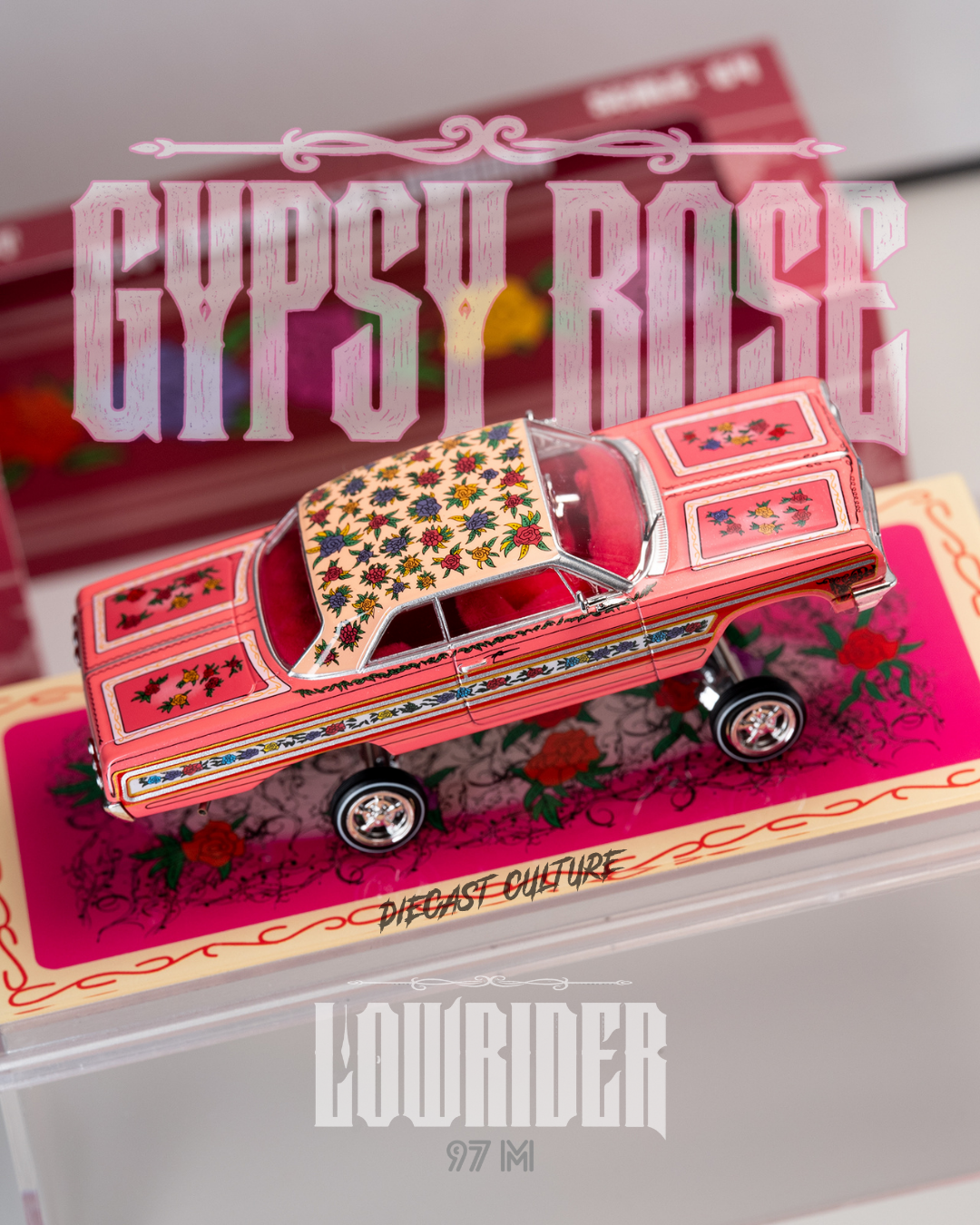 1964 Chevrolet Impala “Gypsy Rose” Lowrider 97M 1:64