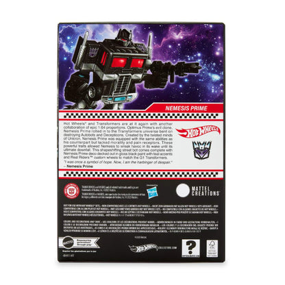 Hot Wheels Transformers Nemesis Prime RLC Limited Release