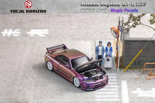 Nissan Skyline R33 GTR Nismo 400R (Magic Purple) - LIMITED TO 999pcs Focal Horizon
