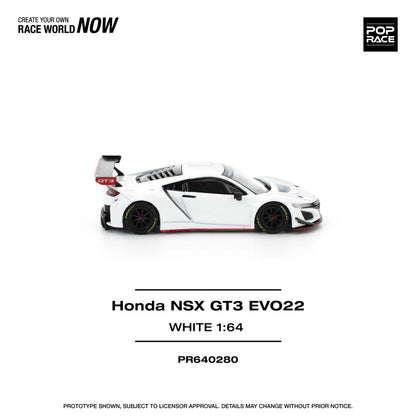 Honda NSX GT3 EVO22 White – PR64-0280