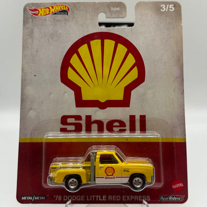 ‘78 Dodge Little Red Express - SHELL 3/5 Oil Pop Culture Hotwheels Premium