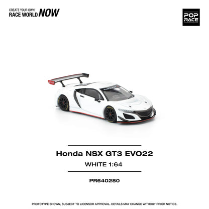 Honda NSX GT3 EVO22 White – PR64-0280