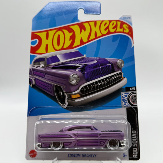 Custom ‘53 Chevy - Rod Squad 4/5 *TH* TREASURE HUNT Hotwheels Mainline 100/250