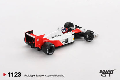 1988 ALAIN PROST - JAPAN GP (#11 MCLAREN MP4/4) MINI GT MGT01123