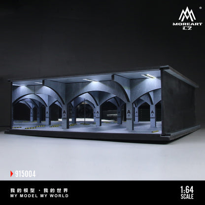 Underground Parking Garage - Morearts 1:64 w/Led Lights