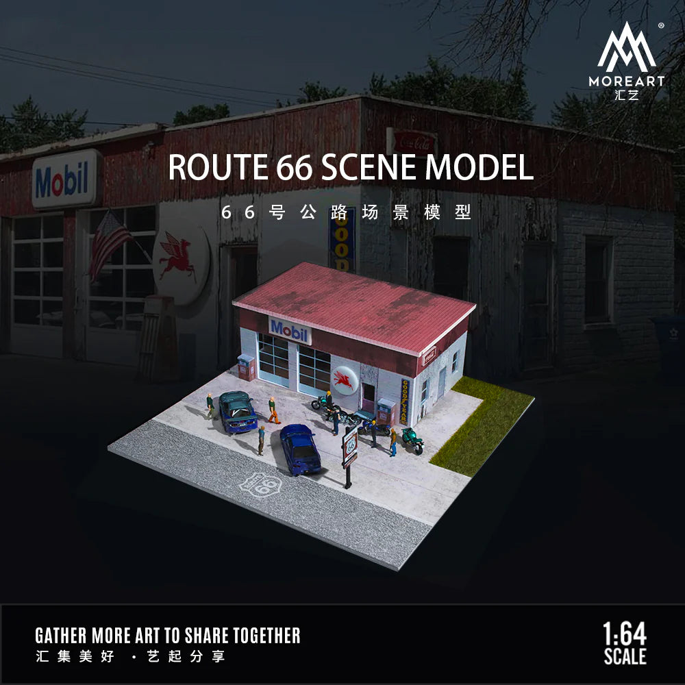 ROUTE 66 SCENE MODEL MO936405 - MOREART 1:64