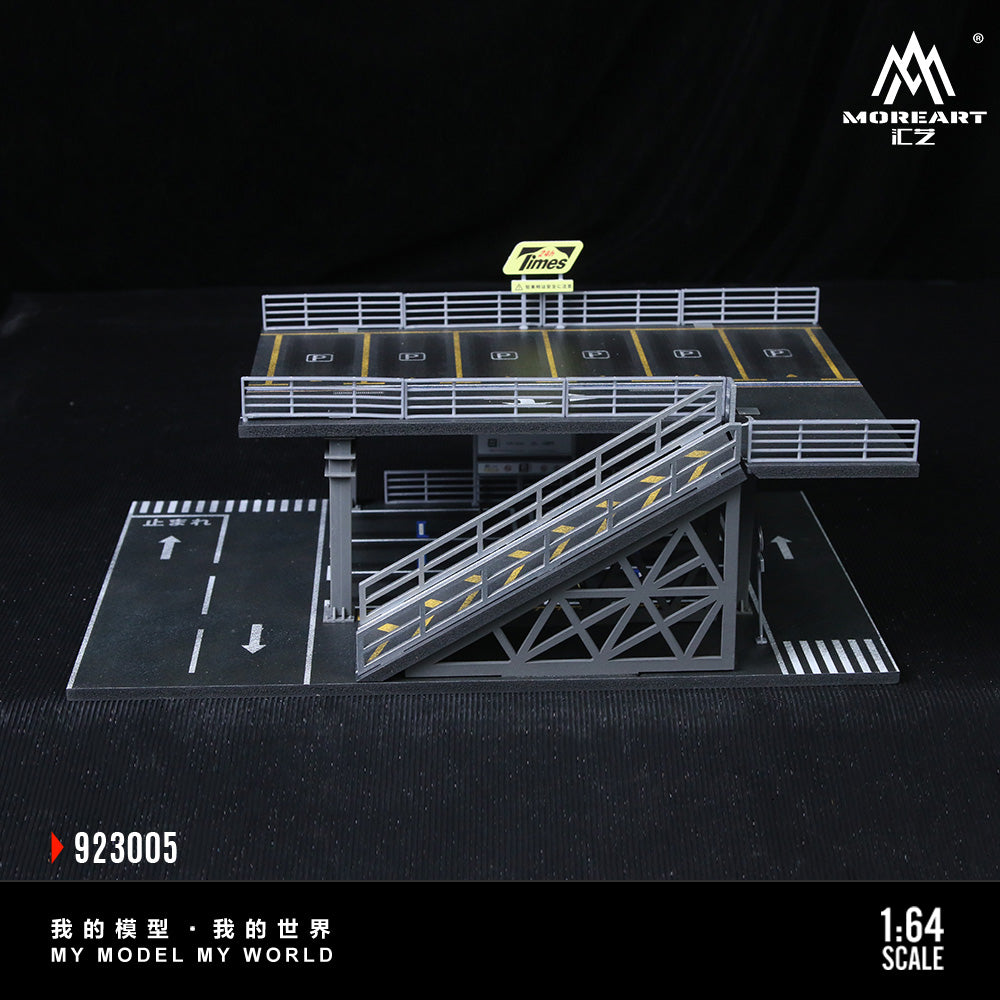 Steel Frame Structure Platform Parking Scene E - MoreArt1:64