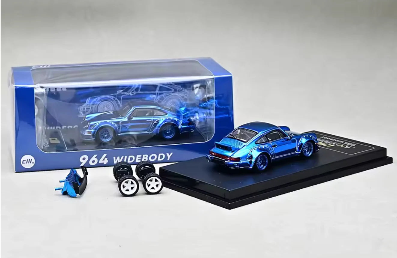 Porsche 964 RWB Metallic Blue - CM MODEL 1:64