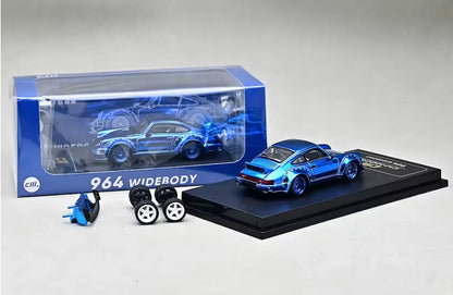 Porsche 964 RWB Metallic Blue - CM MODEL 1:64
