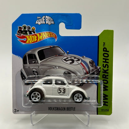 Volkswagen Beetle HW Workshop 191/250 Hotwheels Short-Card Mainline 1:64