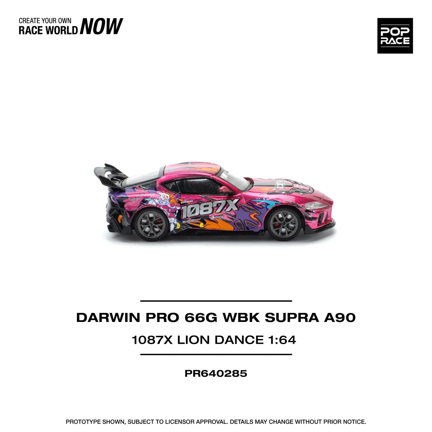 Toyota Supra Darwin Pro 66G 1087X Lion Dance POP RACE 1:64