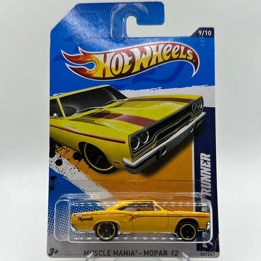 ‘70 Road Runner - Muscle Mania Mopar 12 9/10 Hotwheels Mainline 89/247