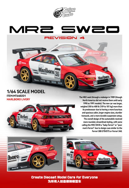 Custom MR2 - Marlboro Livery MicroTurbo 1:64 Scale