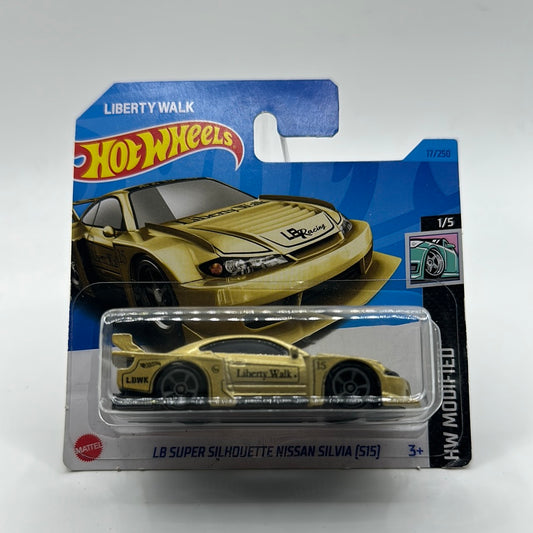 LB Super Silhouette Nissan Silvia (S15) HW Modified 1/5 Hotwheels Mainline 17/250 Short Card