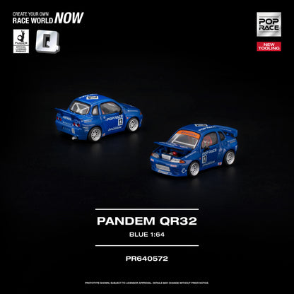 (Pre-Order) Pandem QR32 Blue (Mini R32 GTR) Pocketbunny Suzuki Twin R32