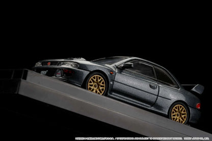 SUBARU IMPREZA 22B STI (GC8) W/EJ22 ENGINE DISPLAY (GREY) HOBBY JAPAN 1:64