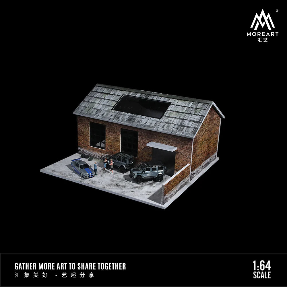 OLD FACTORY SCENE MODEL - MOREART 1:64