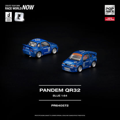 (Pre-Order) Pandem QR32 Blue (Mini R32 GTR) Pocketbunny Suzuki Twin R32