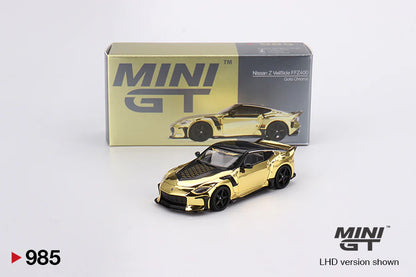 NISSAN Z VEILSIDE FZ400 (GOLD CHROME) *LHD* Left Hand Drive - MiniGT 1:64