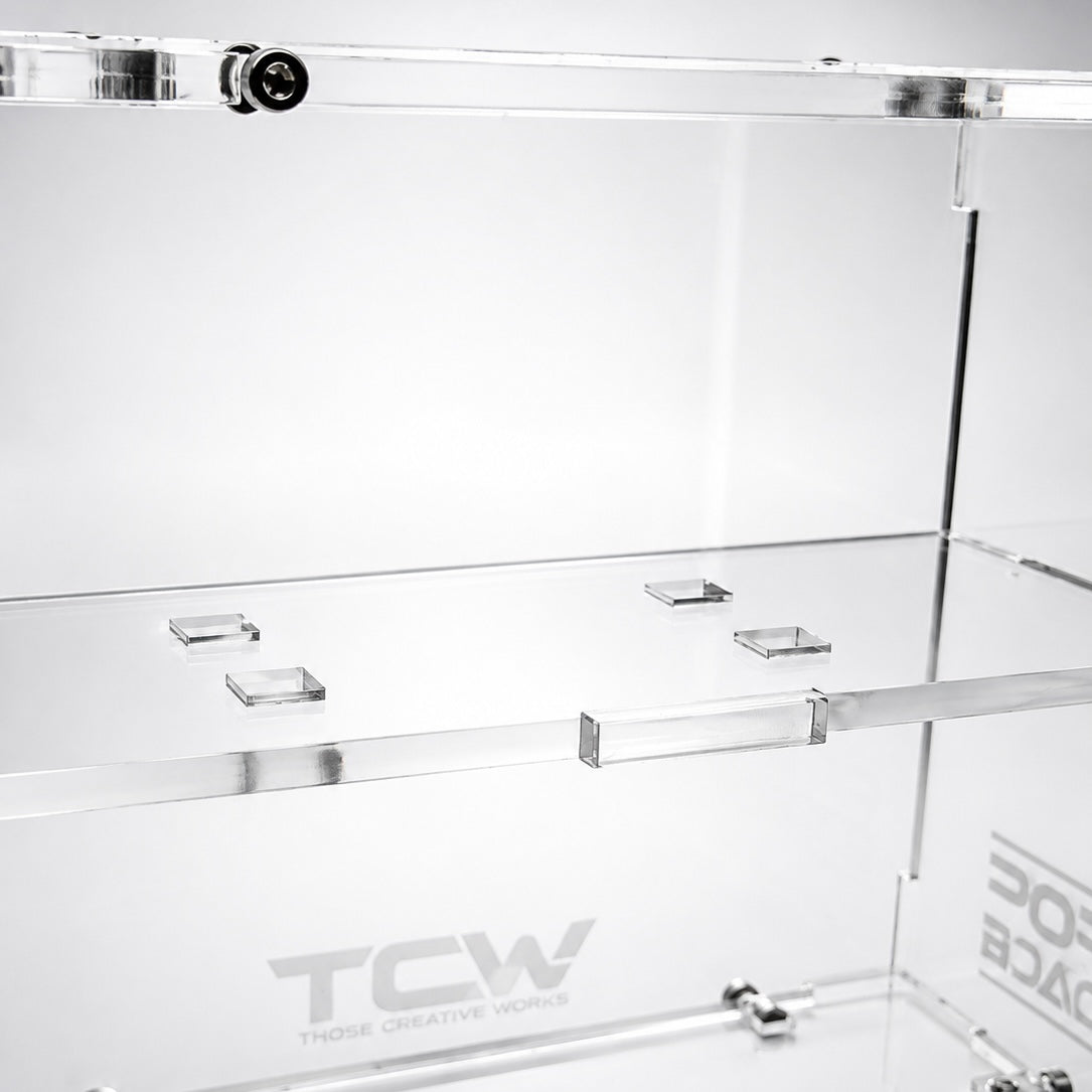 Acrylic Case w/ Anti-Roll Base – Made for Pop Race HEC Truck | TCWorkshop