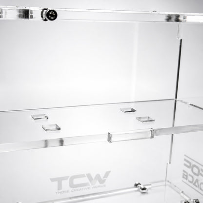 Acrylic Case w/ Anti-Roll Base – Made for Pop Race HEC Truck | TCWorkshop