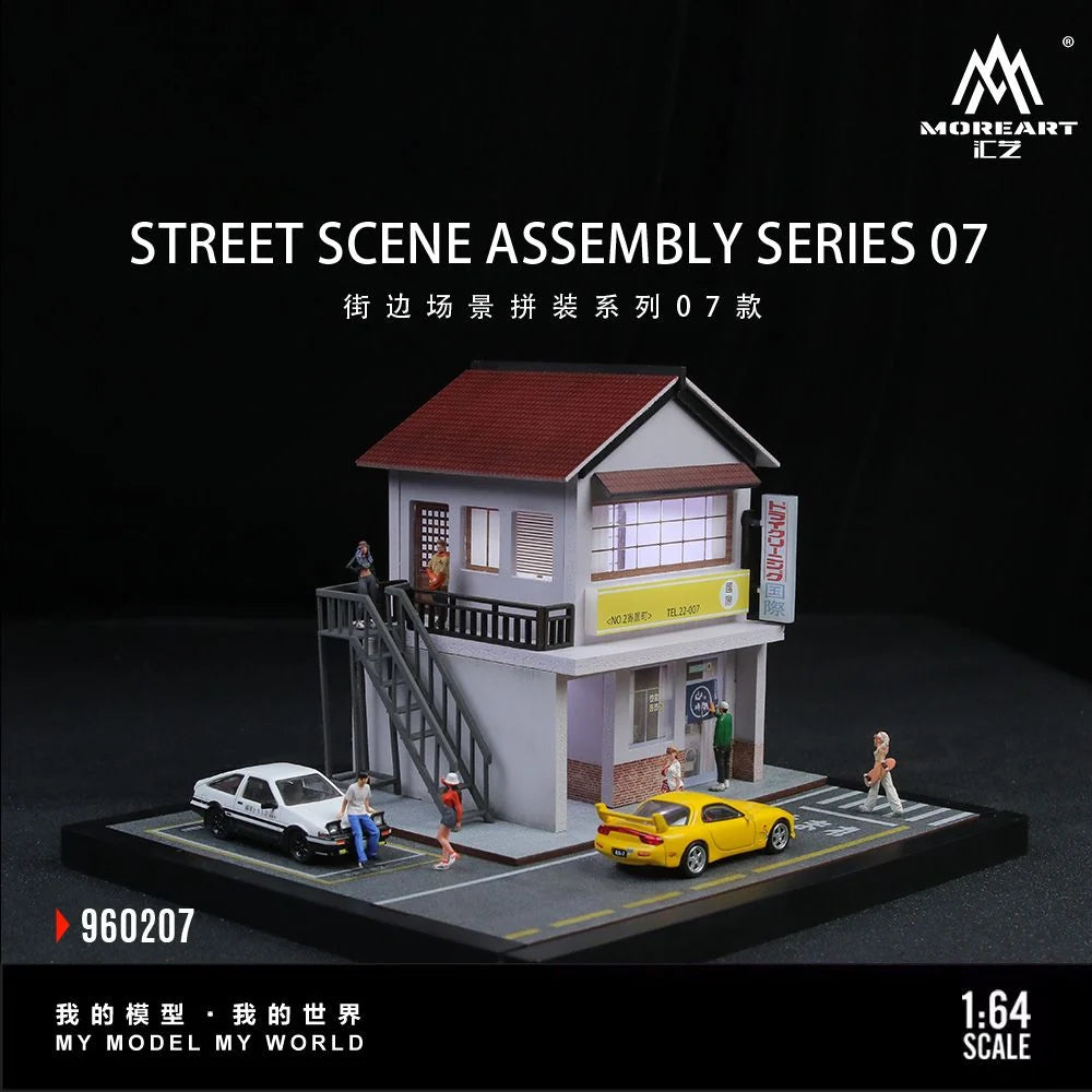 STREET SCENE ASSEMBLY SERIES 07 - MOREART 1:64