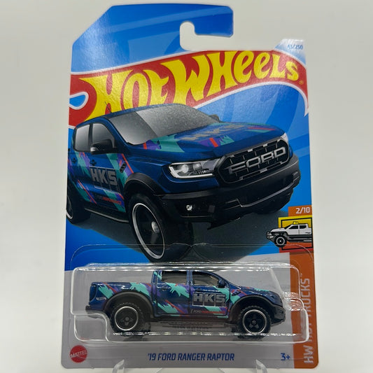 ‘19 Ford Ranger Raptor HKS - HW Hot Trucks 2/10 Hotwheels Mainline 43/250