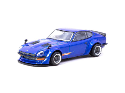NISSAN FAIRLADY Z S30 WIDEBODY JON SIBAL (BLUE) TARMAC WORKS 1:64
