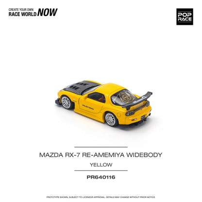Mazda RX-7 (FD3S) RE-AMEMIYA Widebody Yellow – POP RACE