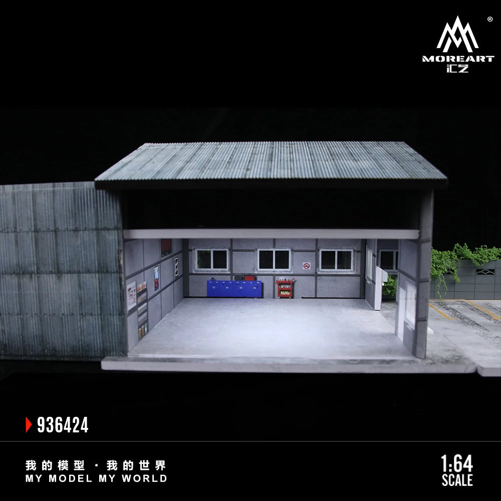 Factory Building C Diorama - MoreArt 1:64