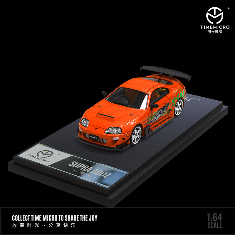 Toyota Supra A80Z Paul Walker Version TM 1:64 Orange *LIMITED TO 999pcs*