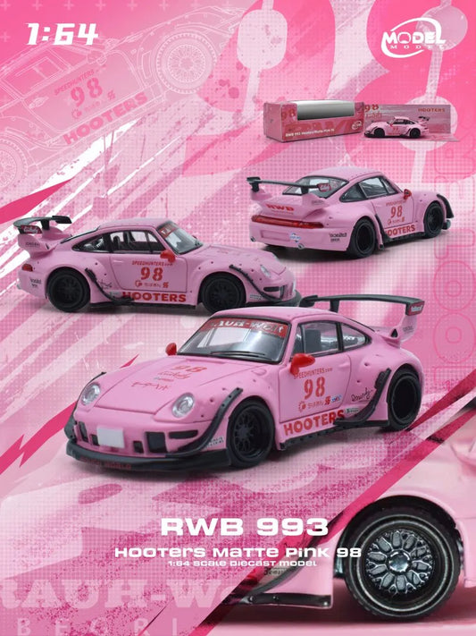 RWB Porsche 993 Hooters Matte Pink 98 – MM64