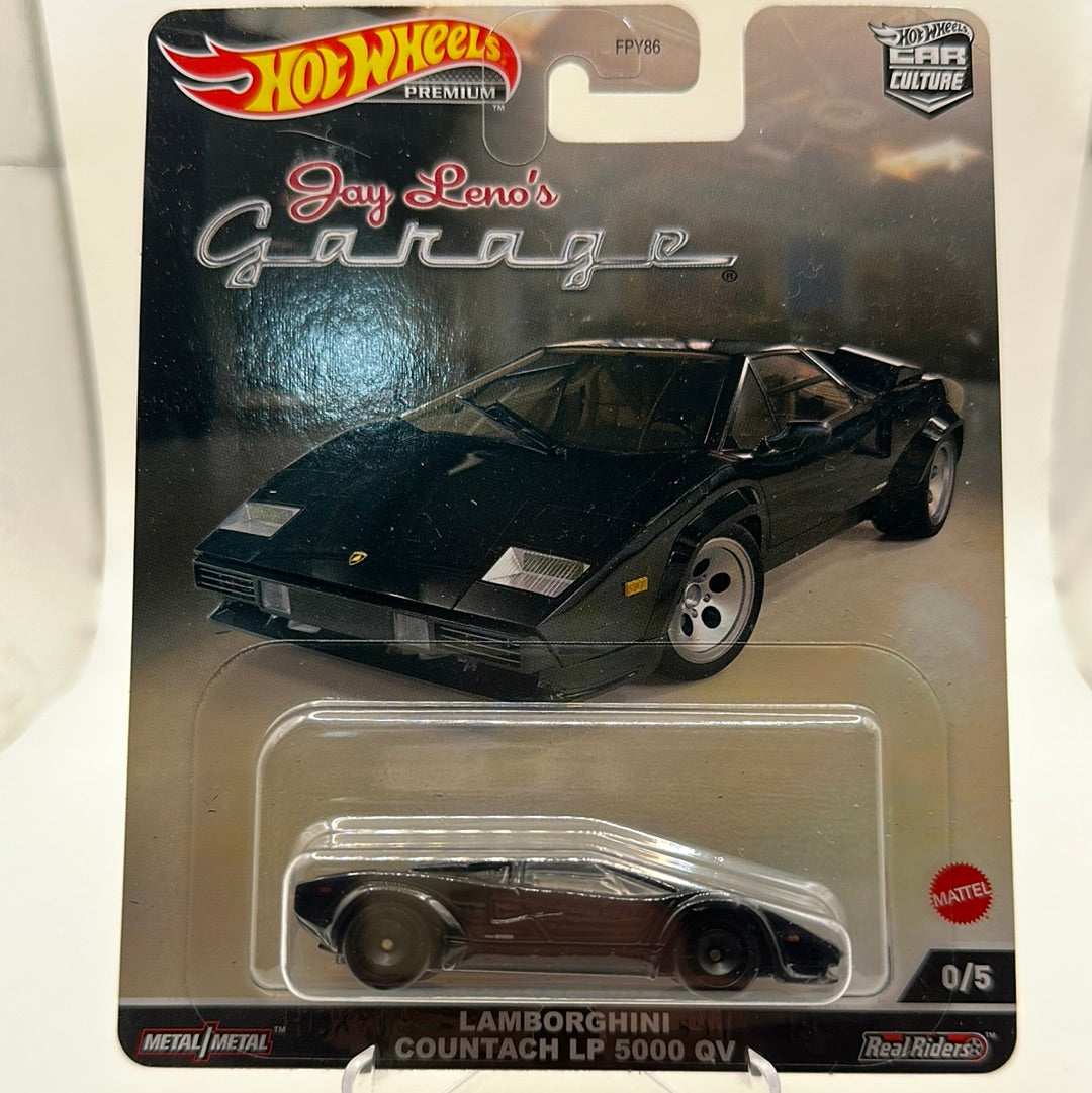 Lamborghini Countach LP 5000 QV *CHASE* Jay Leno’s Garage 0/5 Hotwheel Premium 1:64