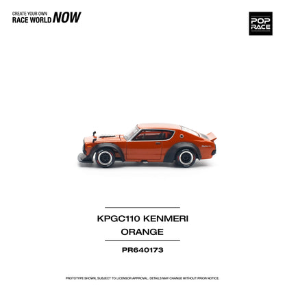 Nissan Skyline GT-R V8 Drift (Kenmeri) Orange - POP RACE
